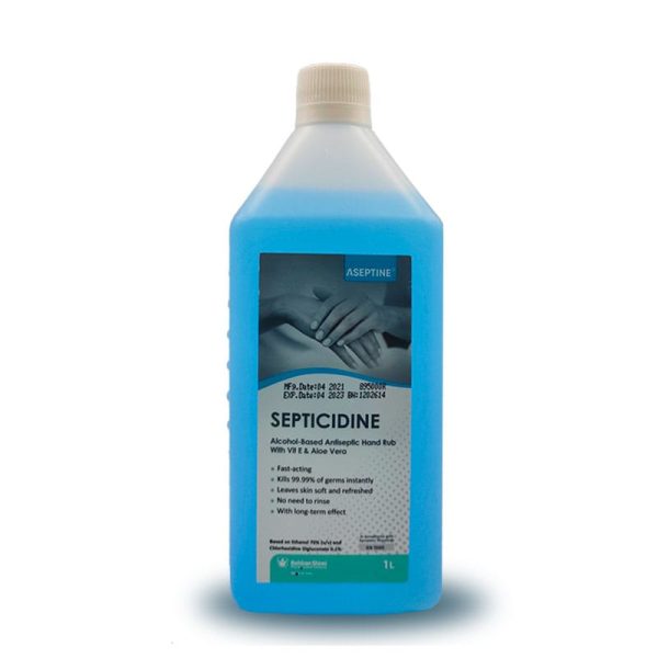 محلول ضد عفونی کننده دست سپتی سیدین1 لیتری