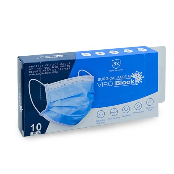 ماسک سه لایه 10 عددی Viro Block