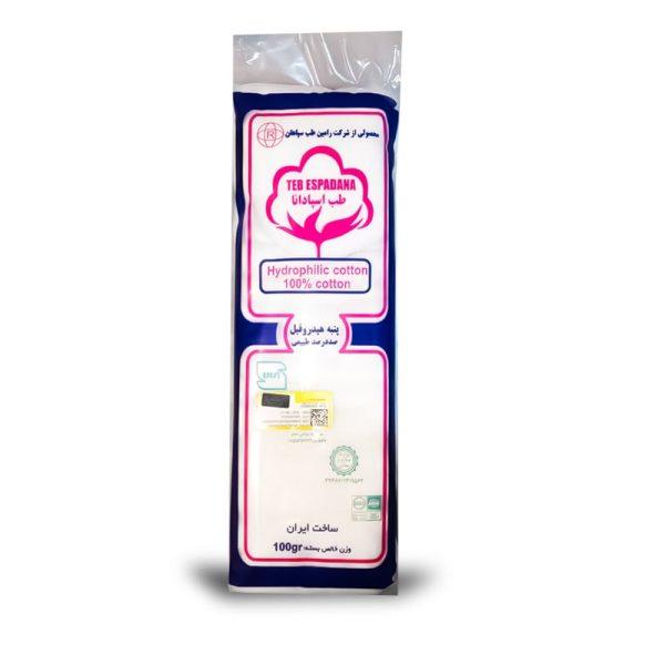 پنبه 100 گرمی اسپادانا