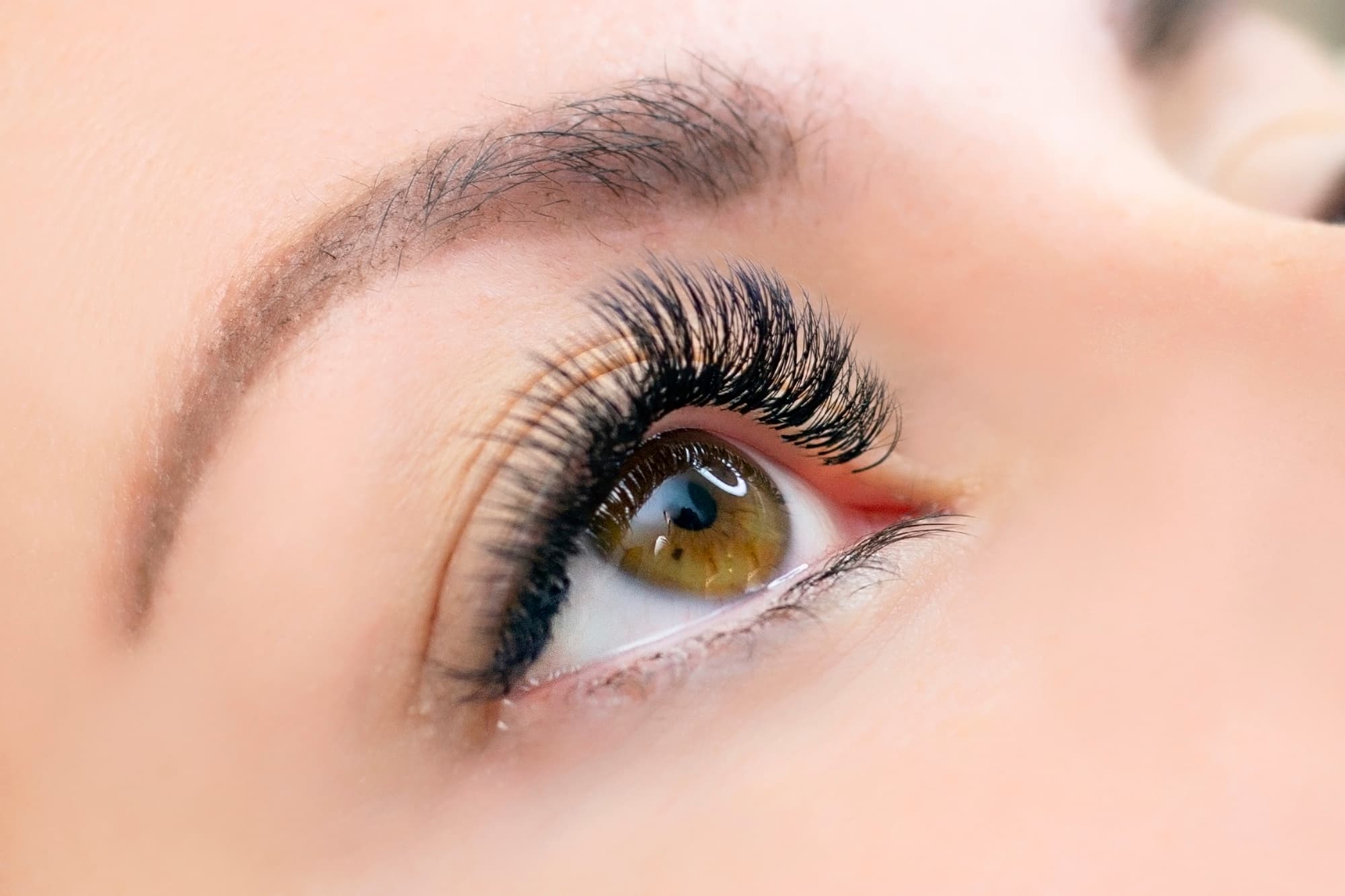 کاشت مژه به روش hybrid Hybrid Lash Extension 1