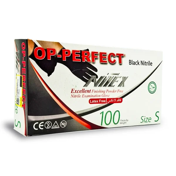 دستکش نیتریل مشکی نیتکس اسمال